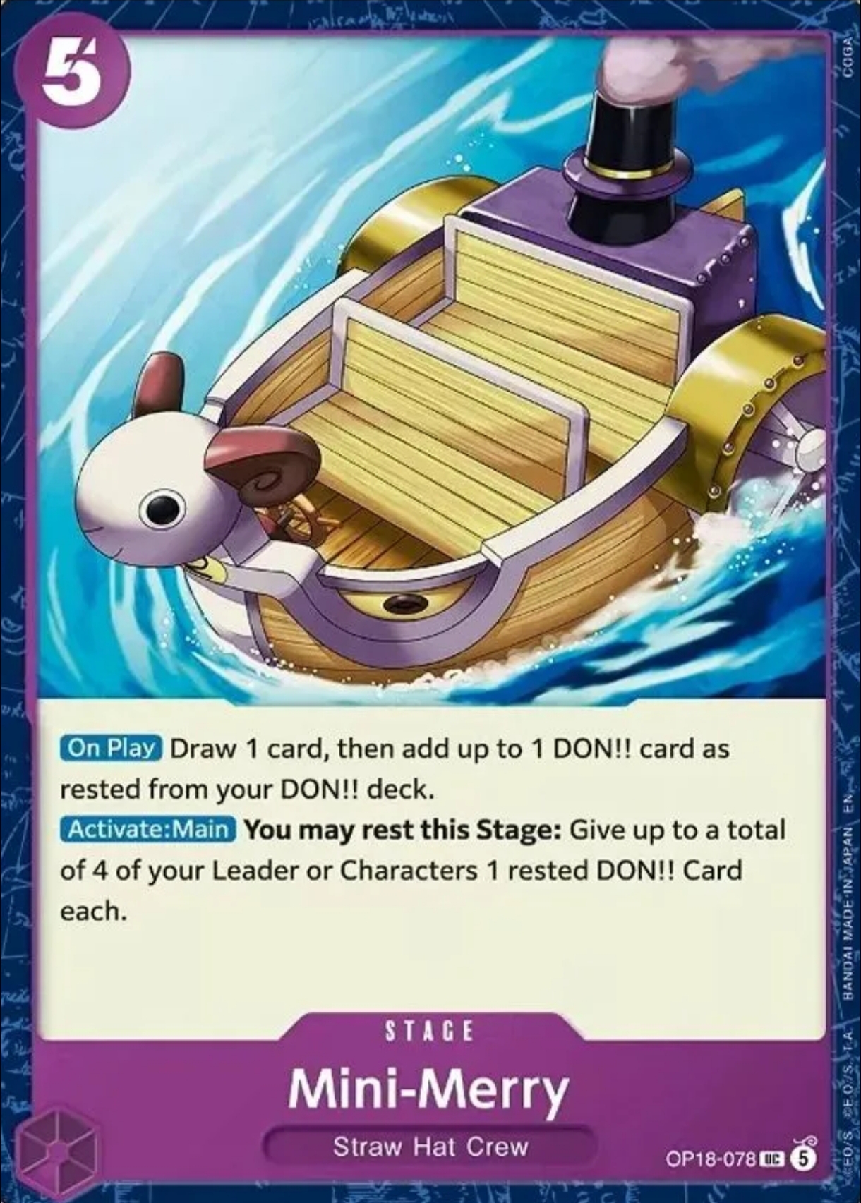 OP18-078 Mini-Merry card